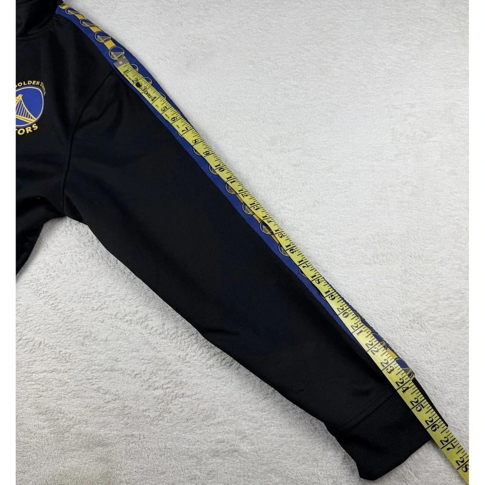 NBA Golden State Warriors Zip Warm Up Track Jacket Back‎ Graphic Men's Sz XL